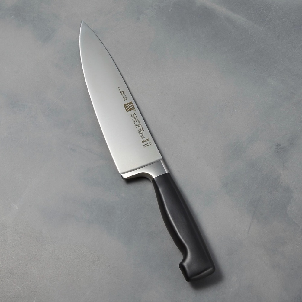 ZWILLING J.A. Henckels Stainless Steel Chef Knife with Black Handle